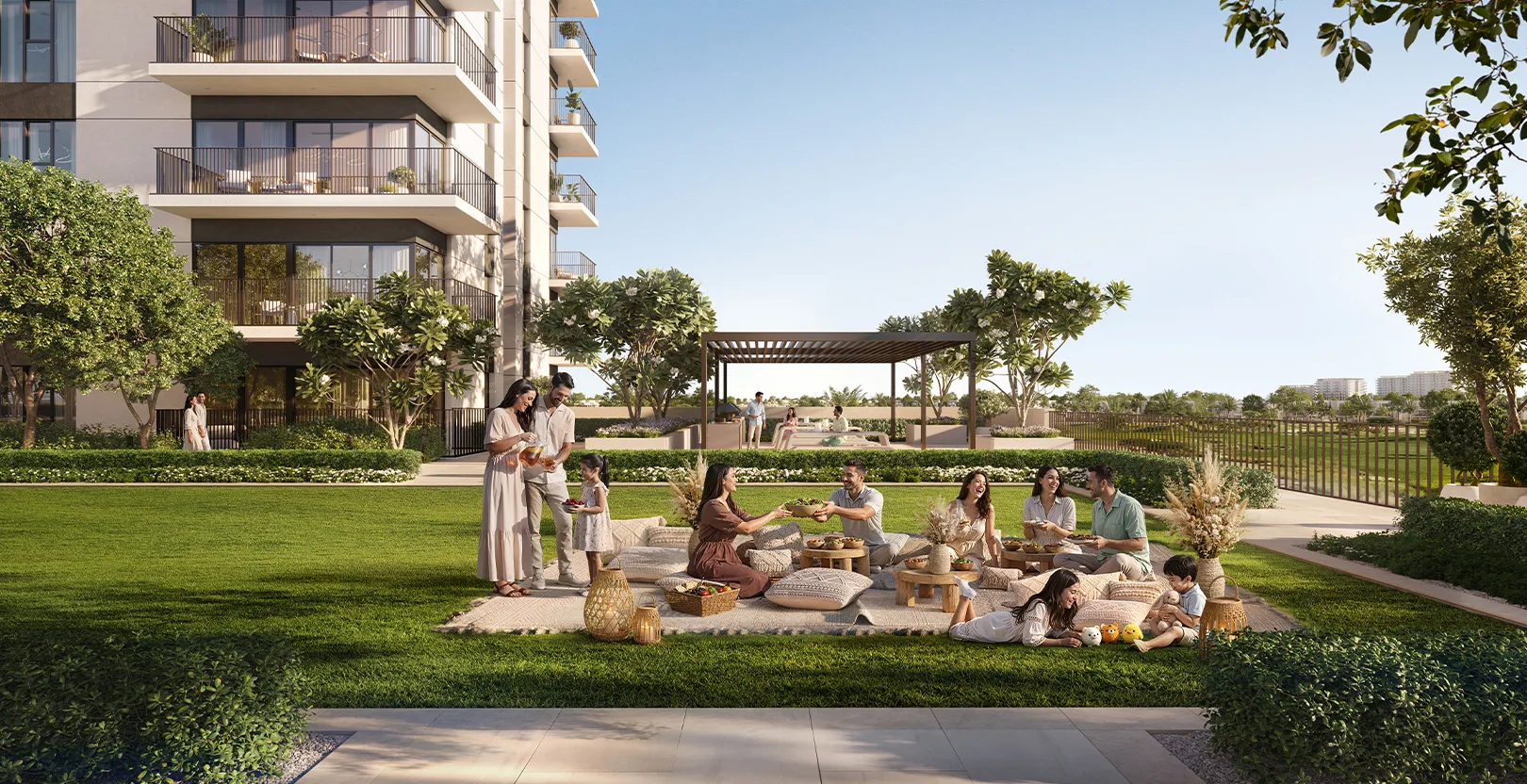 Official Emaar Golf Vale development rendering in Emaar South, Dubai