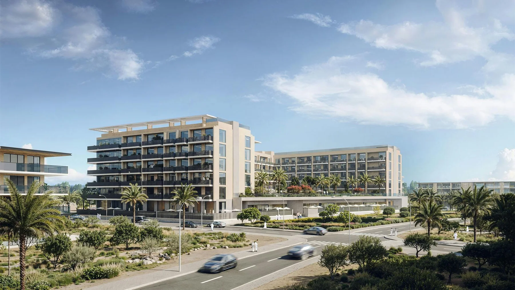 Binghatti Aurora official development imagery in Jumeirah Village Circle, Dubai