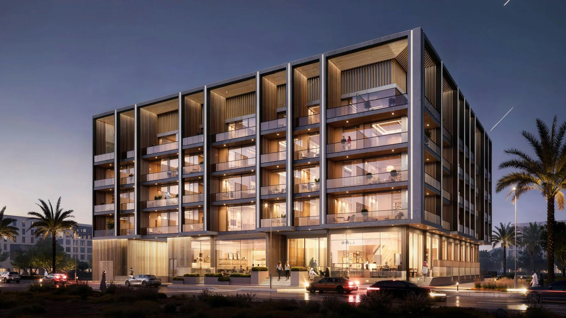 Dawn by Binghatti official development imagery in Jumeirah Village Circle, Dubai