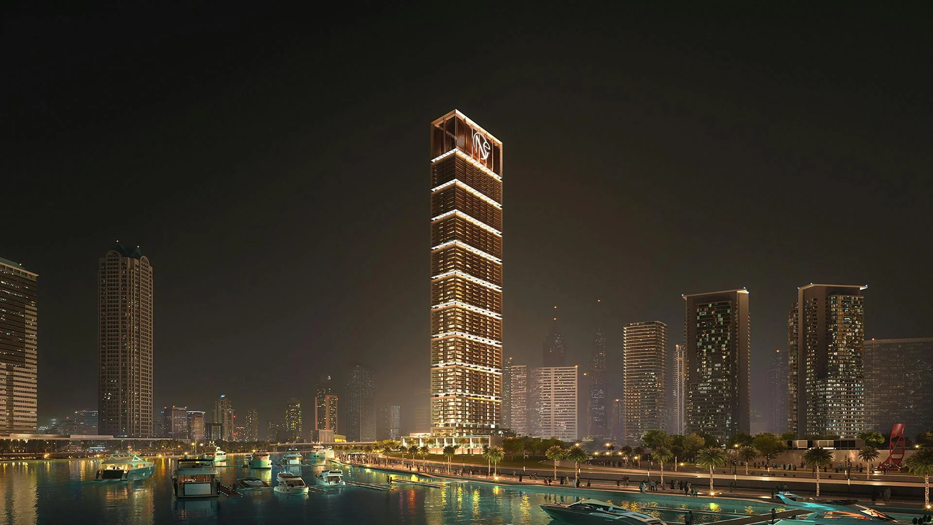One by Binghatti residential development exterior in Business Bay, Dubai