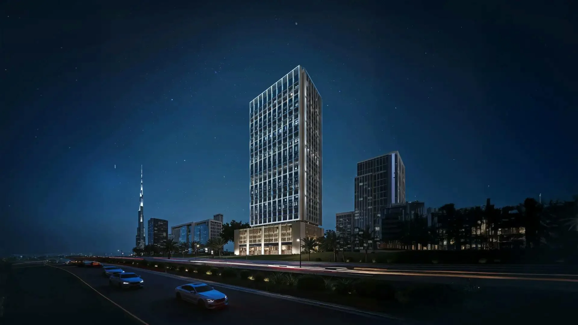 Binghatti Twilight residential development exterior in Al Jaddaf, Dubai