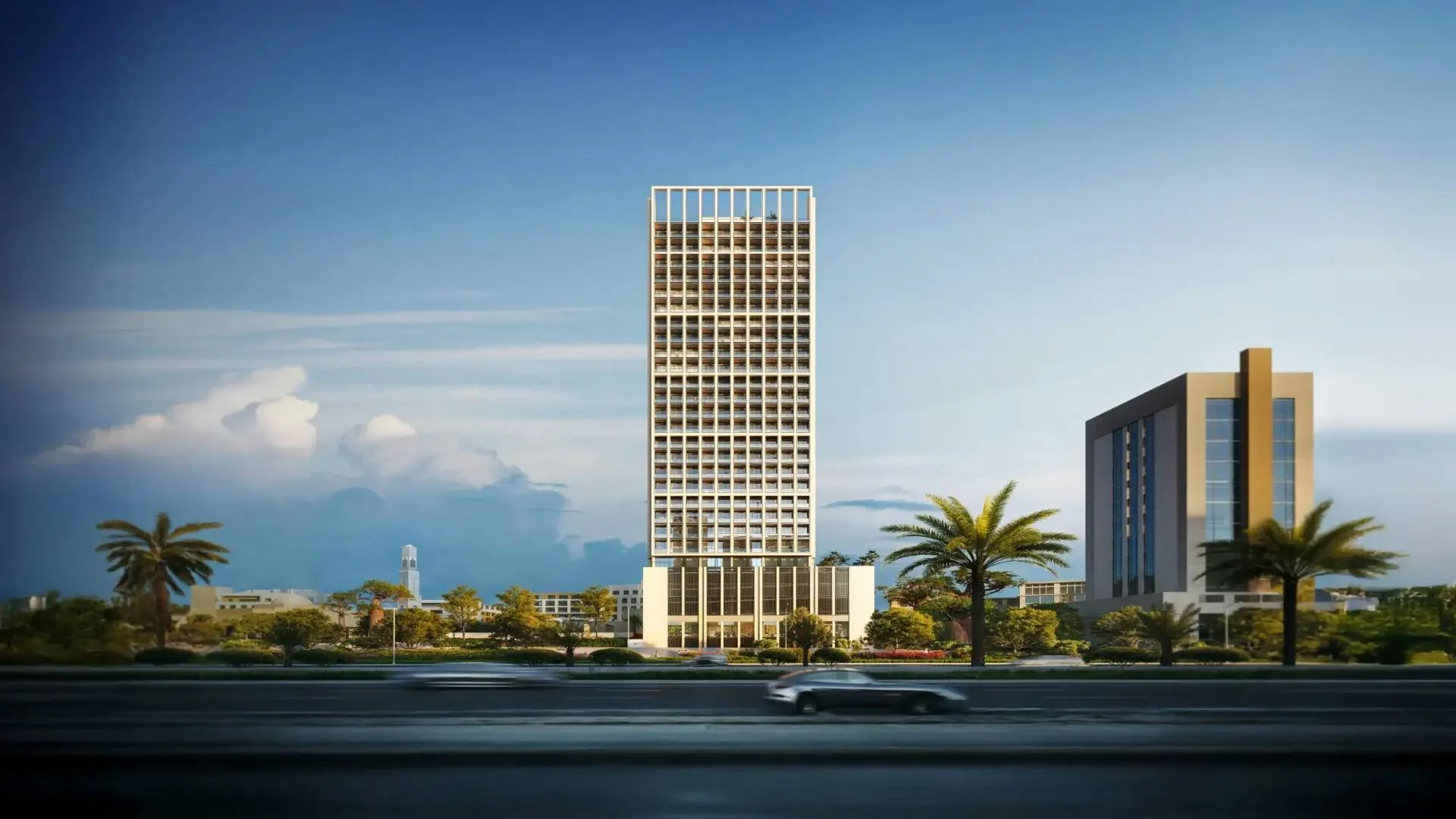 Binghatti Moonlight residential development exterior in Al Jaddaf, Dubai