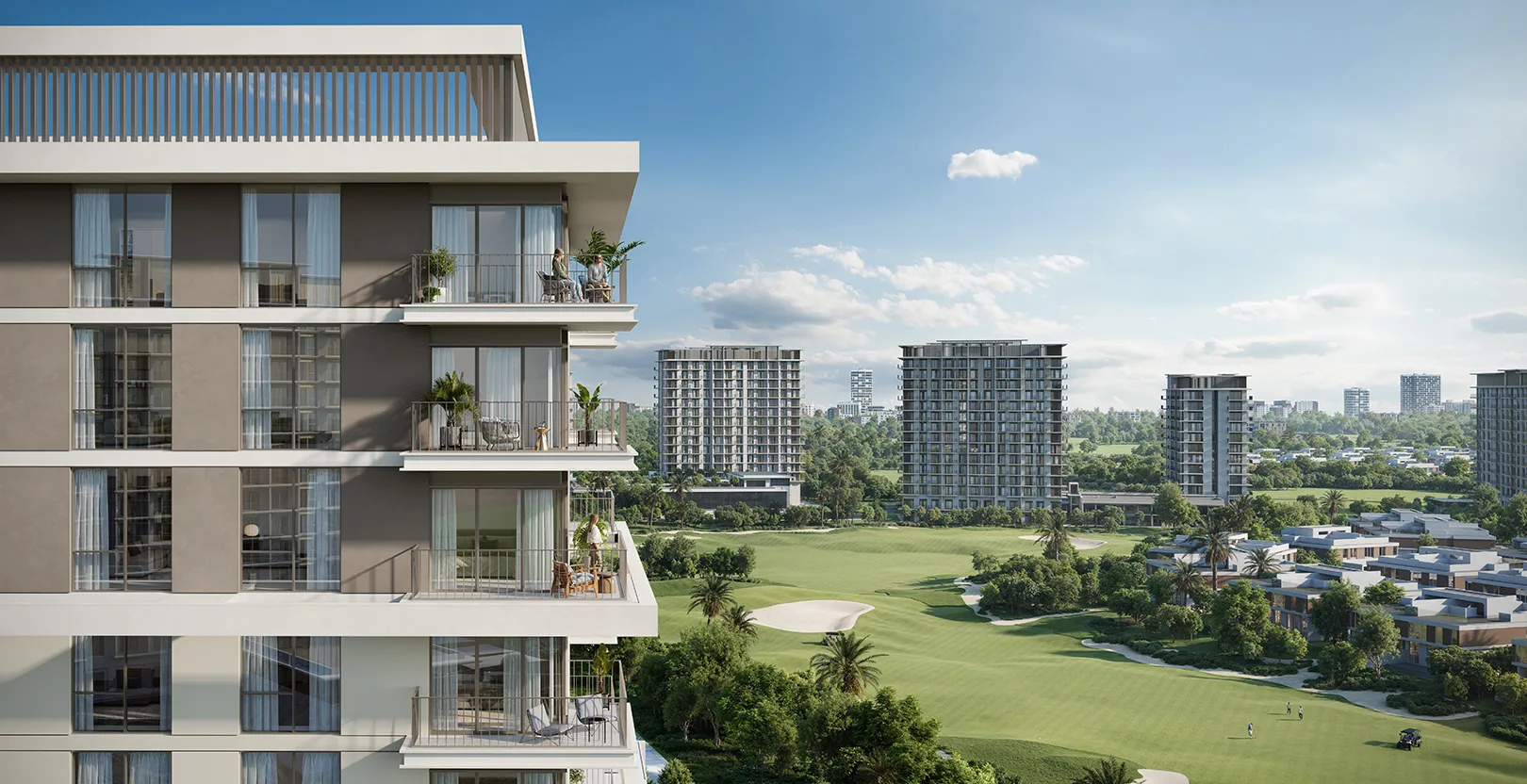 Official Emaar Vista Ridge development rendering in Emaar South, Dubai