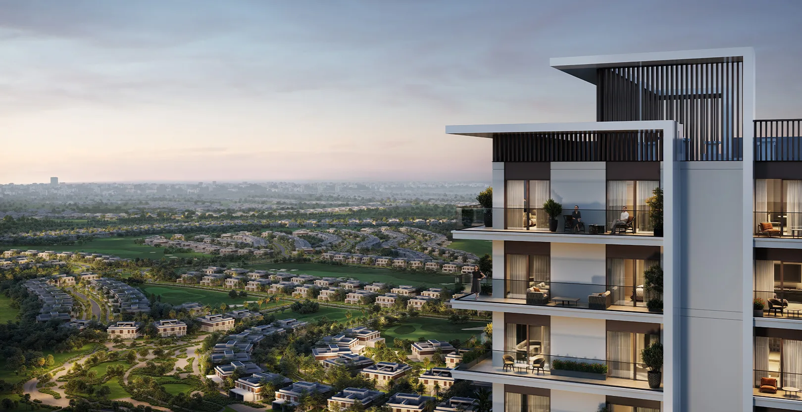 Official Emaar Rosehill residential development rendering at Dubai Hills Estate