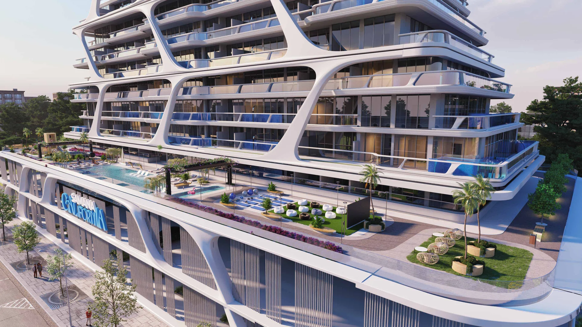 SAMANA California residential building in Discovery Gardens