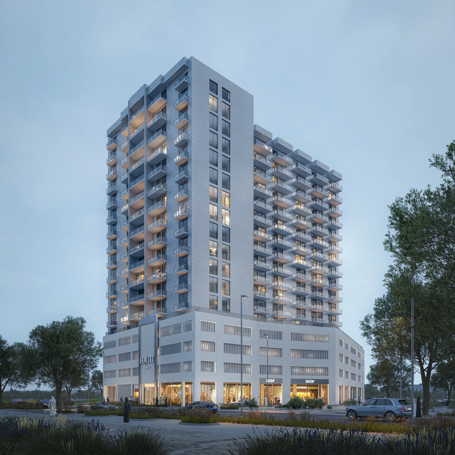 equiti gate downtown jebel ali — original project marketing visual from Refine